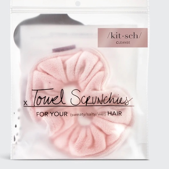 Kitsch Accessories - KITSCH - NWT - Microfiber Towel Scrunchies - Blush